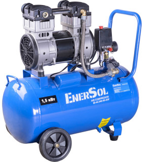Купити Компресор повітряний безмасляний EnerSol ES-AC240-50-2OF. Офіційний магазин Toolmaster Україна. Фірмовий інструмент та обладнання, офіційна гарантія