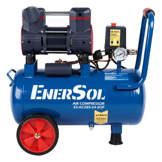 Купити Компресор повітряний безмасляний EnerSol ES-AC285-24-2OF. Офіційний магазин Toolmaster Україна. Фірмовий інструмент та обладнання, офіційна гарантія