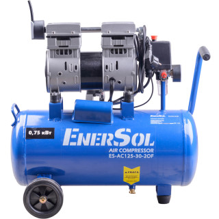 Купити Компресор повітряний безмасляний EnerSol ES-AC125-30-2OF. Офіційний магазин Toolmaster Україна. Фірмовий інструмент та обладнання, офіційна гарантія