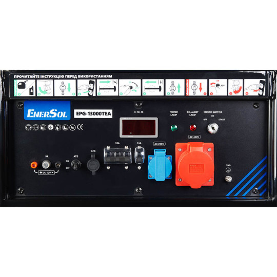Купити Генератор бензиновий EnerSol EPG-13000TEA. Офіційний магазин Toolmaster Україна. Фірмовий інструмент та обладнання, офіційна гарантія