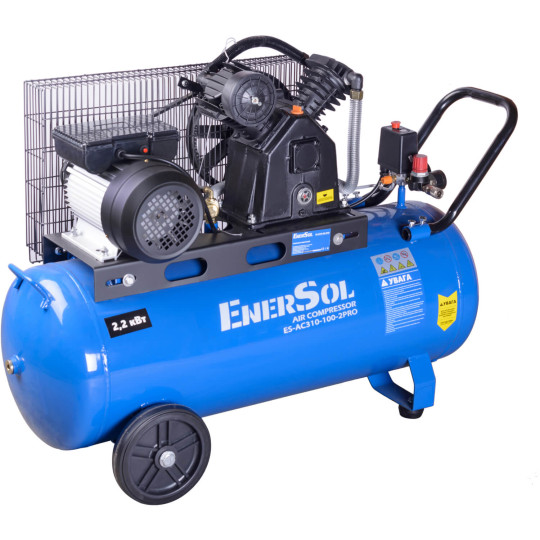 Купити Компресор повітряний EnerSol ES-AC310-100-2PRO. Офіційний магазин Toolmaster Україна. Фірмовий інструмент та обладнання, офіційна гарантія