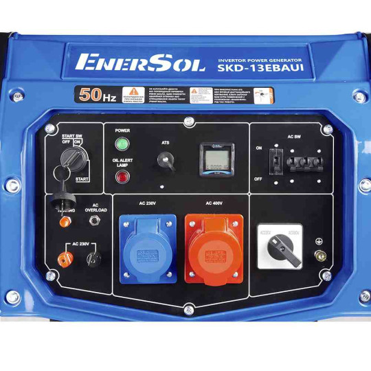 Купити Генератор інверторний дизельний EnerSol SKD-13EBAUI. Офіційний магазин Toolmaster Україна. Фірмовий інструмент та обладнання, офіційна гарантія