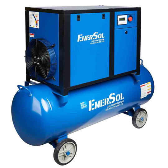 Купити Компресор повітряний гвинтовий EnerSol ES-AC1570-200-1SS. Офіційний магазин Toolmaster Україна. Фірмовий інструмент та обладнання, офіційна гарантія