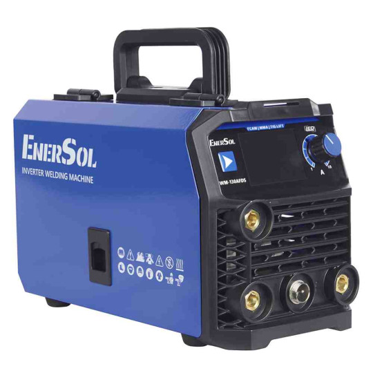 Купити Зварювальний напівавтомат інверторний EnerSol EWM-130AFDS. Офіційний магазин Toolmaster Україна. Фірмовий інструмент та обладнання, офіційна гарантія
