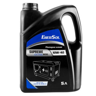 Купити Олива моторна EnerSol Supreme-ExtraDiesel(10W-40),5л. Офіційний магазин Toolmaster Україна. Фірмовий інструмент та обладнання, офіційна гарантія