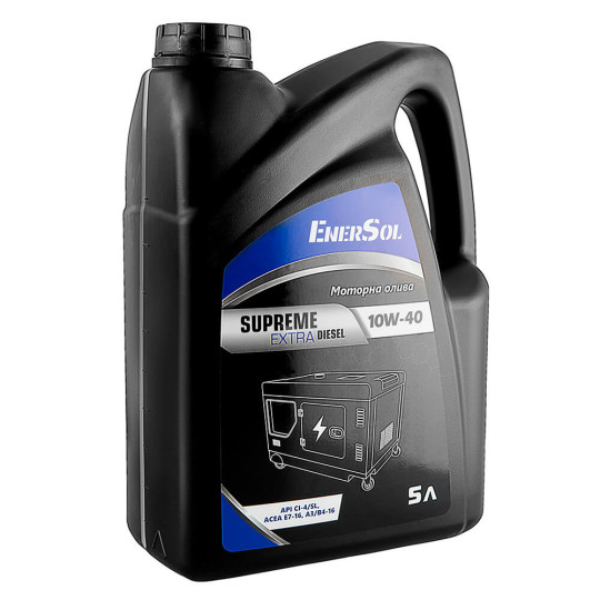Купити Олива моторна EnerSol Supreme-ExtraDiesel(10W-40),5л. Офіційний магазин Toolmaster Україна. Фірмовий інструмент та обладнання, офіційна гарантія