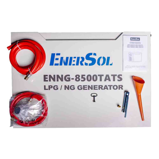 Купити Генератор газовий EnerSol ENNG-8500TATS. Офіційний магазин Toolmaster Україна. Фірмовий інструмент та обладнання, офіційна гарантія
