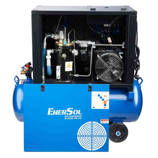 Купити Компресор повітряний гвинтовий EnerSol ES-AC560-100-1SS. Офіційний магазин Toolmaster Україна. Фірмовий інструмент та обладнання, офіційна гарантія
