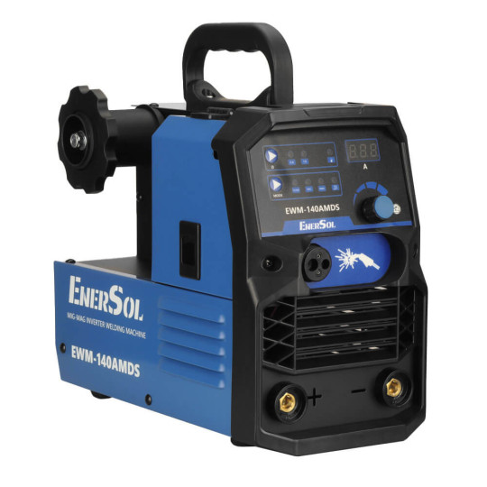 Купити Зварювальний напівавтомат інверторний EnerSol EWM-140AMDS. Офіційний магазин Toolmaster Україна. Фірмовий інструмент та обладнання, офіційна гарантія