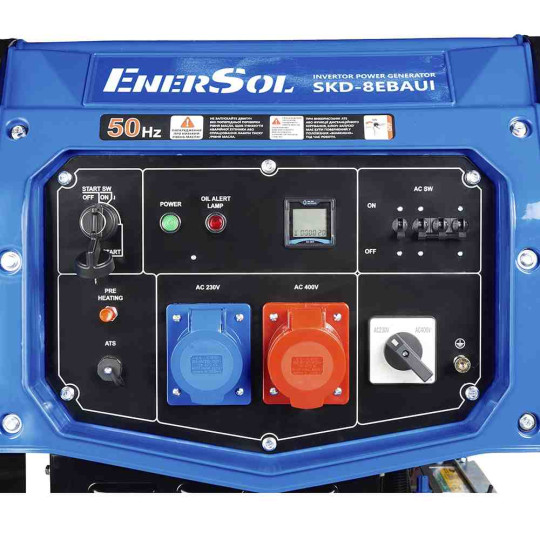 Купити Генератор інверторний дизельний EnerSol SKD-8EBAUI. Офіційний магазин Toolmaster Україна. Фірмовий інструмент та обладнання, офіційна гарантія