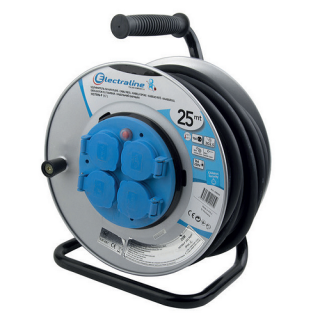 Подовжувач на котушці Electraline 49045 25 м
