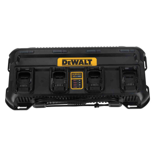 Купити Зарядное устройство 4-х портовое DeWALT DCB1404. Официальный магазин Toolmaster Украина. Фирменный инструмент и оборудование, официальная гарантия