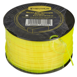 Купити Ліска для тримерів у бухті Кентавр (квадрат) 2,4 мм × 3LB (235 м). Офіційний магазин Toolmaster Україна. Фірмовий інструмент та обладнання, офіційна гарантія