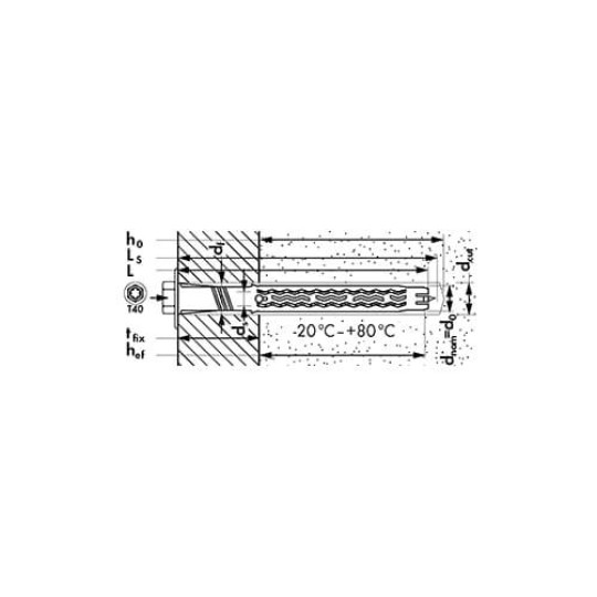 Купити Дюбель фасадний універсальний MQLK-STB 10x80 Mungo 1060308. Офіційний магазин Toolmaster Україна. Фірмовий інструмент та обладнання, офіційна гарантія