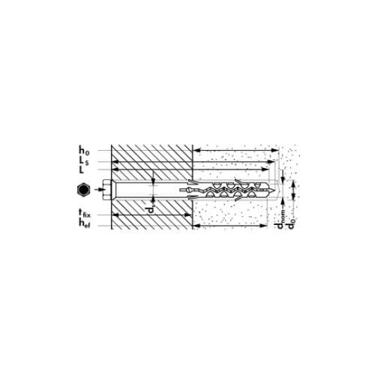 Купити Дюбель фасадний MBR-SS 10х60 Mungo 1121506. Офіційний магазин Toolmaster Україна. Фірмовий інструмент та обладнання, офіційна гарантія
