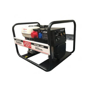 Купити Апарат дугового зварювання з генераторною установкою FH9220W 3ф-7,8кВА/1ф-4,0кВт, звар.стр-220А, двиг.Honda-GX390, бак 6,2л FOGO FH 9220 W. Офіційний магазин Toolmaster Україна. Фірмовий інструмент та обладнання, офіційна гарантія