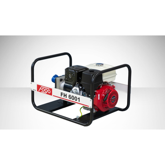 Купити Генераторна установка FH6001 (F00169557)1ф-5,6кВт, двиг.Honda, бак-6,1л, руч.старт FOGO FH 6001. Офіційний магазин Toolmaster Україна. Фірмовий інструмент та обладнання, офіційна гарантія