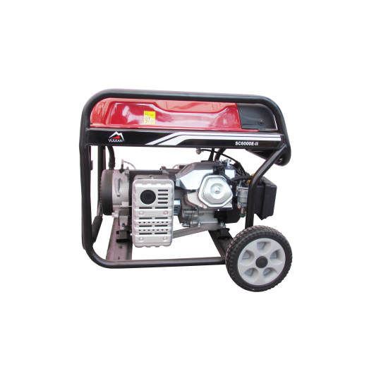 Купити Генераторна установка SC6000E-II 1ф 5,0кВт, ел.старт, бак-25л, колеса Vulkan. Офіційний магазин Toolmaster Україна. Фірмовий інструмент та обладнання, офіційна гарантія