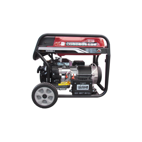 Купити Генераторна установка SC6000E-II 1ф 5,0кВт, ел.старт, бак-25л, колеса Vulkan. Офіційний магазин Toolmaster Україна. Фірмовий інструмент та обладнання, офіційна гарантія
