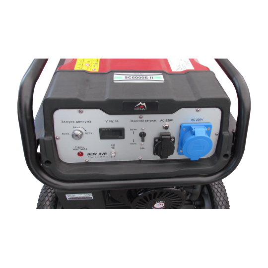Купити Генераторна установка SC6000E-II 1ф 5,0кВт, ел.старт, бак-25л, колеса Vulkan. Офіційний магазин Toolmaster Україна. Фірмовий інструмент та обладнання, офіційна гарантія