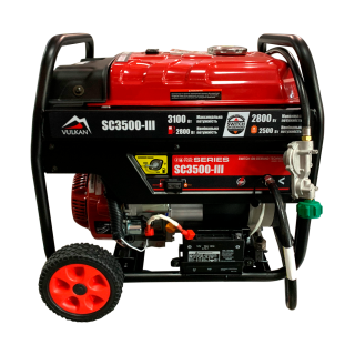 Купити Генераторна установка SC3500-III (бензин/газ) 1ф 2,8кВт/2,3кВт, ручн.старт/електростарт, бак-15л Vulkan SC3500-III(Gasoline/LPG). Офіційний магазин Toolmaster Україна. Фірмовий інструмент та обладнання, офіційна гарантія