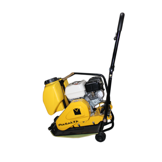 Купити Віброплита MS90-4 Honda GX160 5,5к.с. 83кг. розмір плити 530*500мм з бачком для води+коврик+колеса Masalta. Офіційний магазин Toolmaster Україна. Фірмовий інструмент та обладнання, офіційна гарантія