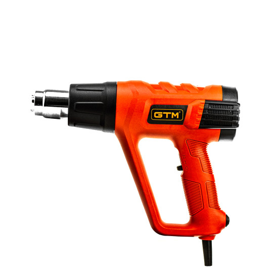 Купити Термоповітродувка HG2000EM, 2000Вт, 80-600С, 300/500л/хв, LCD-дисплей GTM. Офіційний магазин Toolmaster Україна. Фірмовий інструмент та обладнання, офіційна гарантія