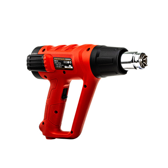 Купити Термоповітродувка HG2000EM, 2000Вт, 80-600С, 300/500л/хв, LCD-дисплей GTM. Офіційний магазин Toolmaster Україна. Фірмовий інструмент та обладнання, офіційна гарантія