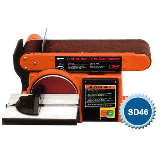 Купити Шліфувальний верстат SD46 370Вт 220В GTM. Офіційний магазин Toolmaster Україна. Фірмовий інструмент та обладнання, офіційна гарантія