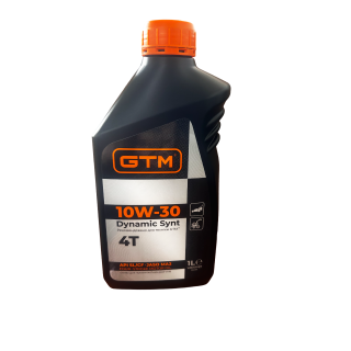 Купити Змазка 10W-30 (1л) для 4-х тактн. двигунів GTM Dynamic Synt 10W-30. Офіційний магазин Toolmaster Україна. Фірмовий інструмент та обладнання, офіційна гарантія