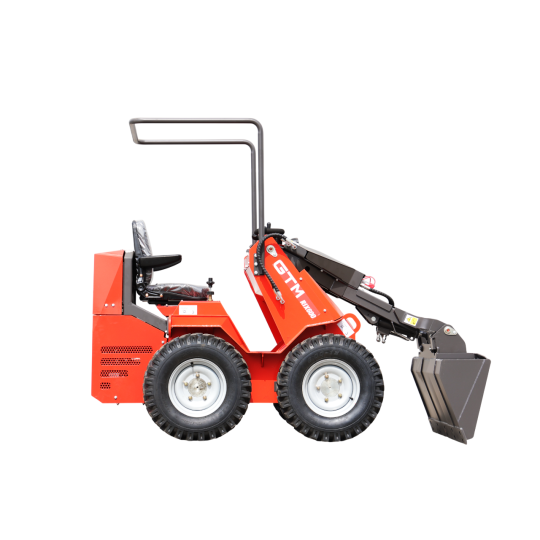 Купити Минипогрузчик колесный 238/600кг/дизель.11,7л.с. GTM RIX600. Официальный магазин Toolmaster Украина. Фирменный инструмент и оборудование, официальная гарантия