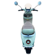 Скутер акумуляторний Verona, 1200Вт, 60V, швидкість 50км/год, запас ходу 60км GTM