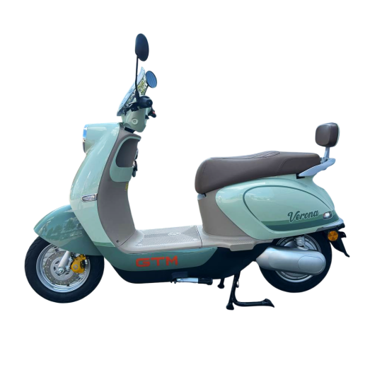 Купити Скутер акумуляторний Verona, 1200Вт, 60V, швидкість 50км/год, запас ходу 60км GTM. Офіційний магазин Toolmaster Україна. Фірмовий інструмент та обладнання, офіційна гарантія