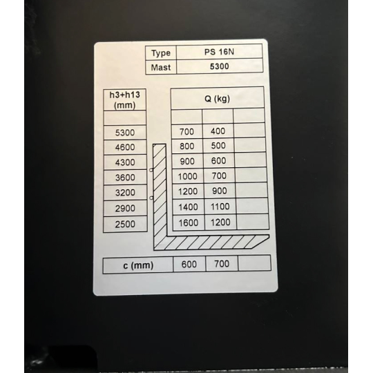 Купити Штабелер электрический самоходный 1,6т/5,3м 24В/240Ah с площ. оператора GTM PS16N 5300. Официальный магазин Toolmaster Украина. Фирменный инструмент и оборудование, официальная гарантия