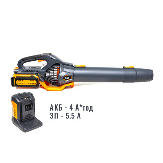 Купити Повітродувка акум. AB56/1374BL-4Ah KIT, 56В, 1374м3/год, акум. 4А*год + зарядний пристрій GTM AB56/1374BL-4Ah_KIT. Офіційний магазин Toolmaster Україна. Фірмовий інструмент та обладнання, офіційна гарантія