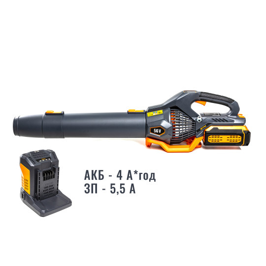 Купити Повітродувка акум. AB56/1374BL-4Ah KIT, 56В, 1374м3/год, акум. 4А*год + зарядний пристрій GTM AB56/1374BL-4Ah_KIT. Офіційний магазин Toolmaster Україна. Фірмовий інструмент та обладнання, офіційна гарантія