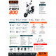 Скутер акумуляторний R-800-S, 60В, 800Вт, Швидкість - 45км/год, запас ходу - 60км GTM
