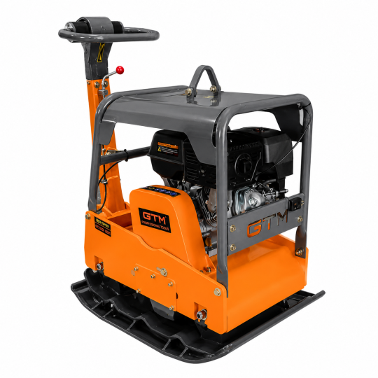 Купити Віброплита GPC330-LCRH, з гідравлічним реверсом,Loncin G390F 14к.с., 300кг, розмір плити 835*680, лита плита GTM. Офіційний магазин Toolmaster Україна. Фірмовий інструмент та обладнання, офіційна гарантія