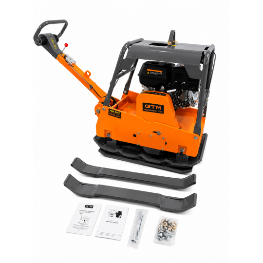 Купити Віброплита GPC330-LCRH, з гідравлічним реверсом,Loncin G390F 14к.с., 300кг, розмір плити 835*680, лита плита GTM. Офіційний магазин Toolmaster Україна. Фірмовий інструмент та обладнання, офіційна гарантія