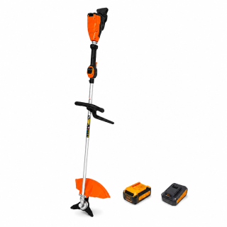 Купити Тример акум. BT56/1200BL KIT, 56В, ширина косіння 25/42см, ніж + косильна головка, акум. 2,5А*год + зарядний пристрій GTM BT56/1200BL_KIT. Офіційний магазин Toolmaster Україна. Фірмовий інструмент та обладнання, офіційна гарантія