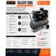 Компресор гвинтовий рес-100л 350л/хв 3кВт 8бар 380В GTM DLG3V 380