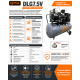 Компресор гвинтовий рес-200л 1000л/хв 7,5кВт 8бар 380В GTM DLG7.5V