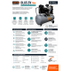Компрессор винтовой рес-200л 680л/мин 5,5кВт 8бар 380В/инвертор GTM DLG5.5V/inv