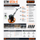 Машина затирочна GT24-E, 2,2кВт, 580мм, 63 кг(лопасті в комплекті) GTM