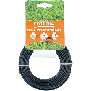 Купити Косильна жилка SEQUOIA TL2.4-L15-Standart. Офіційний магазин Toolmaster Україна. Фірмовий інструмент та обладнання, офіційна гарантія