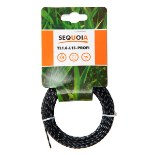 Купити Косильна жилка SEQUOIA TL1.6-L15-Profi. Офіційний магазин Toolmaster Україна. Фірмовий інструмент та обладнання, офіційна гарантія