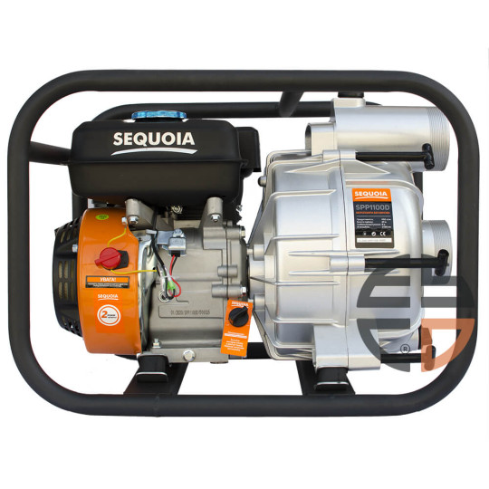 Купити Мотопомпа бензинова для чистої та брудної води SEQUOIA SPP1100D. Офіційний магазин Toolmaster Україна. Фірмовий інструмент та обладнання, офіційна гарантія