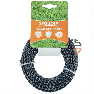 Купити Косильна жилка SEQUOIA TL3.0-L15-Profi. Офіційний магазин Toolmaster Україна. Фірмовий інструмент та обладнання, офіційна гарантія