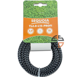 Купити Косильна жилка SEQUOIA TL2.0-L15-Profi. Офіційний магазин Toolmaster Україна. Фірмовий інструмент та обладнання, офіційна гарантія
