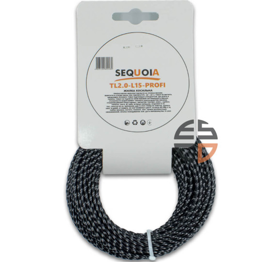 Купити Косильная леска SEQUOIA TL2.0-L15-Profi. Официальный магазин Toolmaster Украина. Фирменный инструмент и оборудование, официальная гарантия